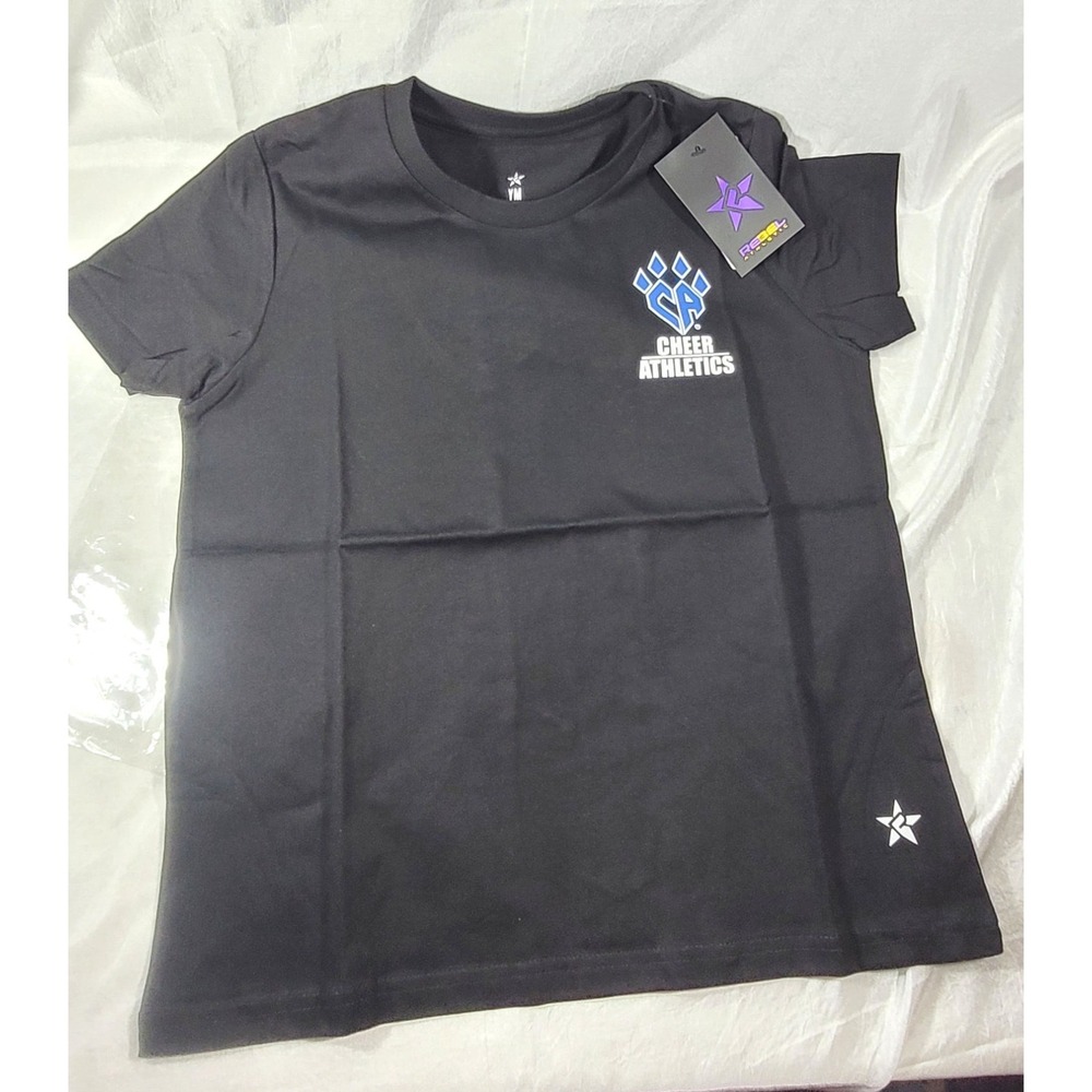 Rebel Cheer Athletics Youth Heavyweight T-shirt - Claw Black - Size Youth Medium
